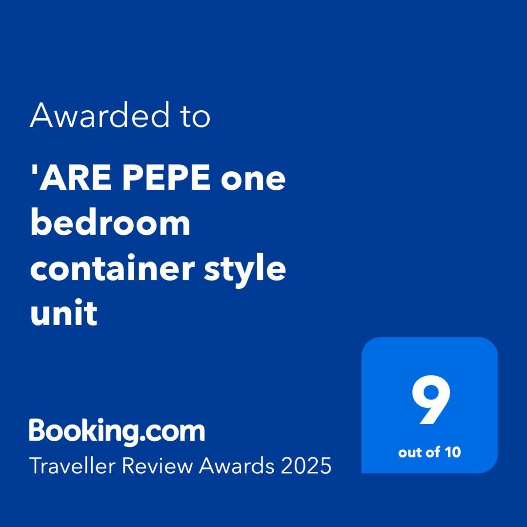 'Are Pepe One Bedroom Container Style Unit Rarotonga Exterior photo